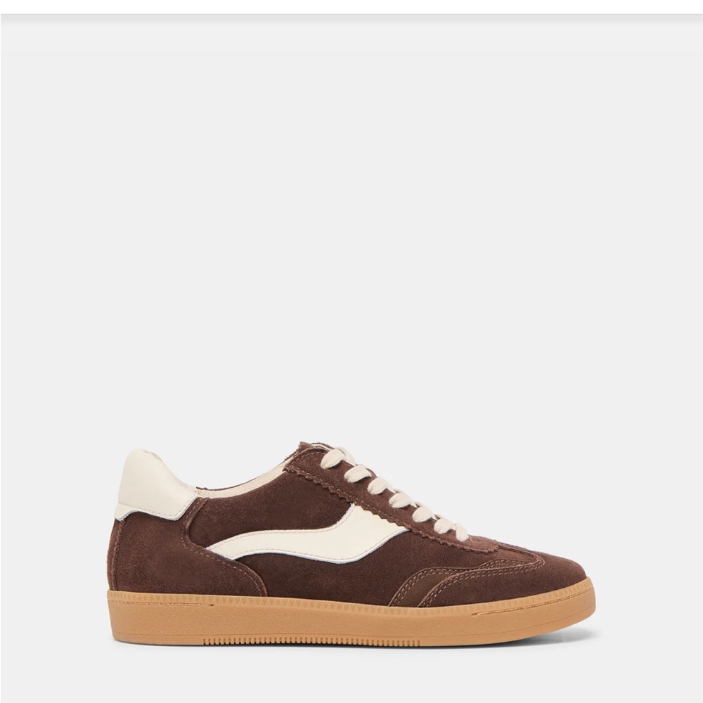 Dolce Vita Brown and Cream Women's Sneakers